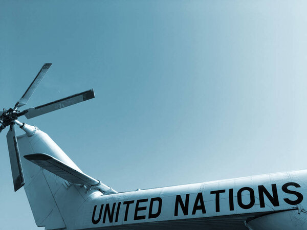 Helicopter of the United Nations