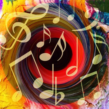 parlak müzik arka plan