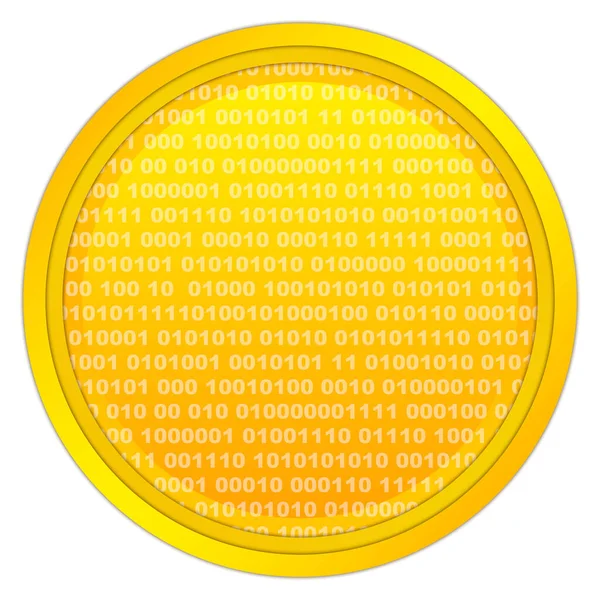 Digitala Pengar Cryptocurrency Mynt Isolerad Vit Bakgrund — Stockfoto