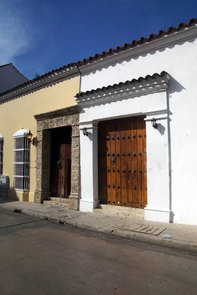 Large doors protect houses