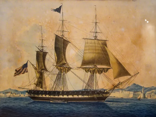 Painting of sailing ship i