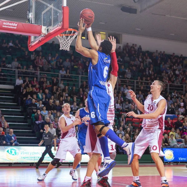 CSKA Moskwa BC centrum Coleman Collins — Zdjęcie stockowe