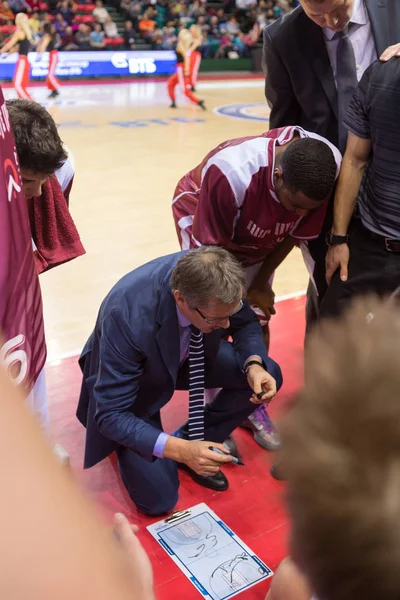 BC Krasnye Krylia head coach Sergey Bazarevich — Stock Photo, Image