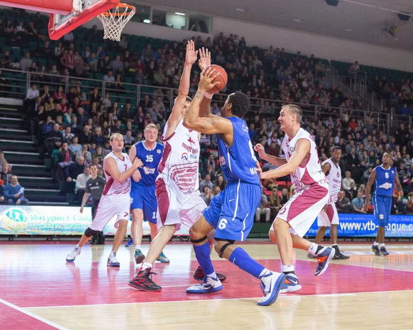 CSKA Moskwa BC centrum Coleman Collins — Zdjęcie stockowe