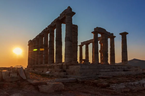 Templo de Poseidón - Cabo Sounion - Grecia — Foto de Stock