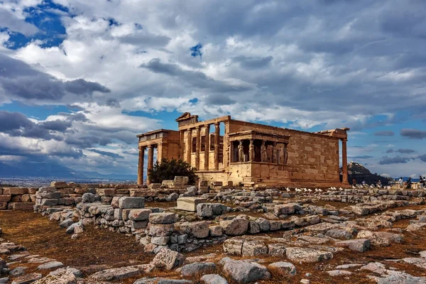 Acrópolis - Erecteión - Atenas — Foto de Stock