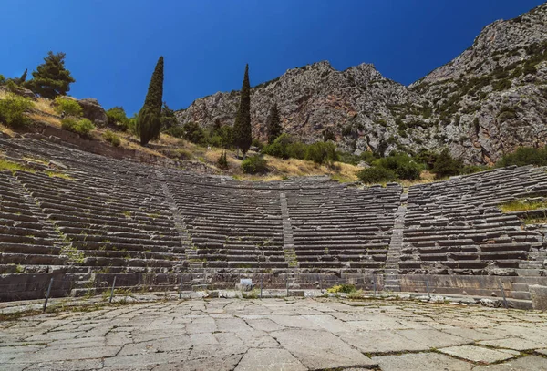 El Anfiteatro - Dephi - Grecia — Foto de Stock