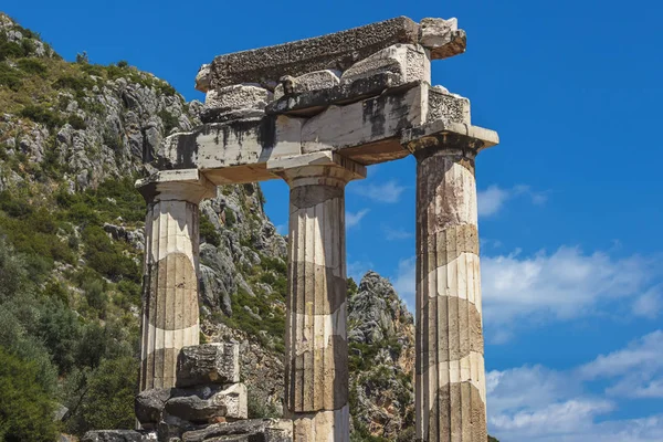 Templo de Atenea Pronea-Delphi-Grecia — Foto de Stock