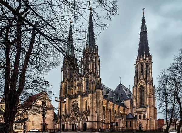 Catedral de San Wenceslao-Olomouc República Checa — Foto de Stock