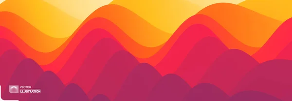 Fondo abstracto con efecto dinámico. Ilustración del vector de movimiento. Gradientes de moda. Puede ser utilizado para publicidad, marketing, presentación. — Vector de stock