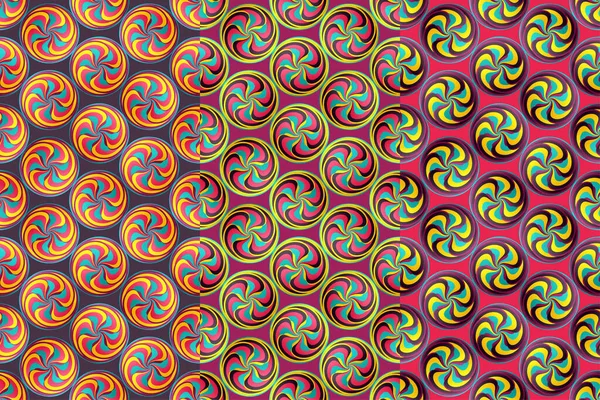Abstracte Swirl Achtergrond Naadloze Patroon Betrekking Hebben Ontwerpsjabloon Vectorillustratie — Stockvector