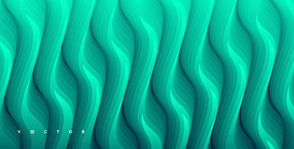 Textura Vertical Com Ondas Volumétricas Fundo Ondulado Abstrato Com Efeito — Vetor de Stock