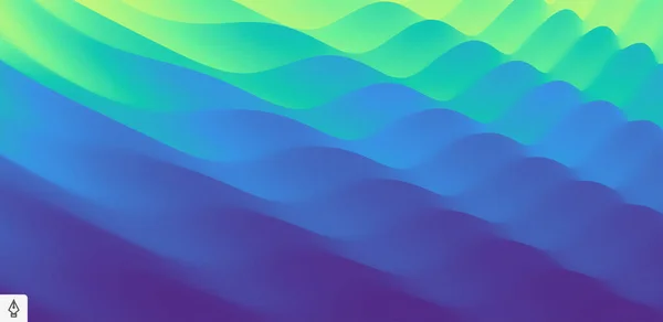 Wellenförmiger Hintergrund Mit Welleneffekt Vektorillustration Für Werbung Marketing Und Präsentation — Stockvektor