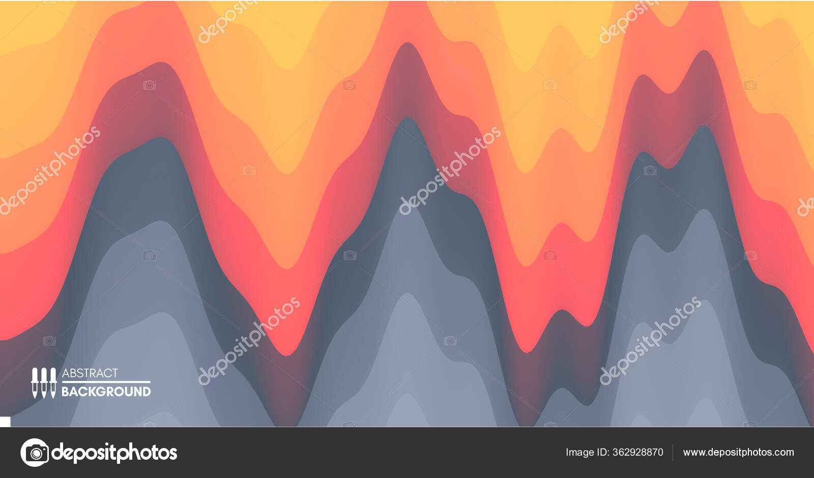 Glitched Gradient Structure Abstract Waveform Background Technology ...