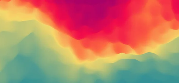 Seelandschaft Mit Sonne Sonnenuntergang Kann Als Grußkarte Verwendet Werden Vektorillustration — Stockvektor