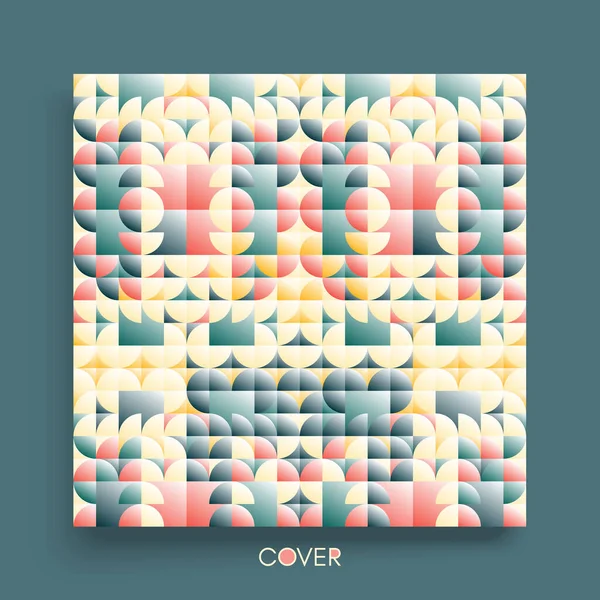 Cover Design Template Abstract Geometric Design Pattern Can Used Template — 스톡 벡터