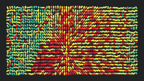 Αφηρημένο Φόντο Χρωματικά Ovals Εικονογράφηση Διανύσματος — Διανυσματικό Αρχείο