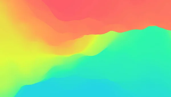 Абстрактный Волнистый Фон Динамическим Эффектом Цветные Градиенты Дизайна Векторная Миграция — стоковый вектор