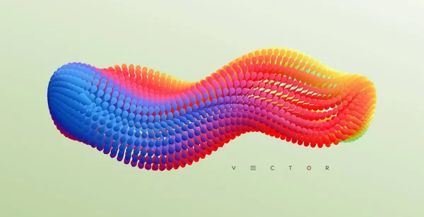 Абстрактный Фон Динамическими Частицами Векторная Иллюстрация Науки Дизайна — стоковый вектор
