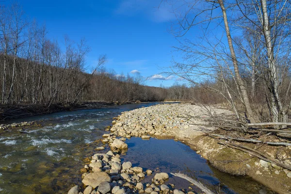 Der Bergfluss lizenzfreie Stockbilder