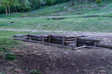 Sapun dağında savunma mevzileri (siperler). Sivastopol
