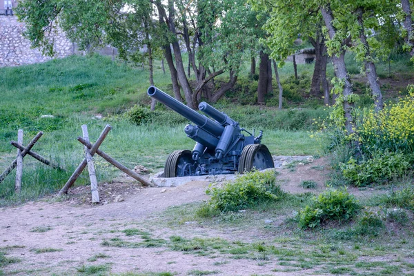 サプン山の砲兵隊の位置 セヴァストポリ — ストック写真