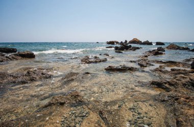 Adanın küçük deniz manzara