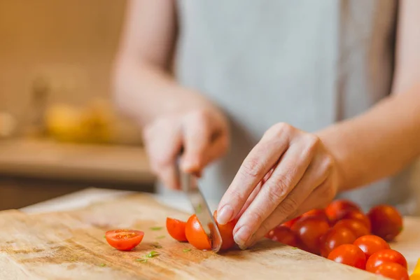 Куховарство Рецептах Малюнках Куховарство Bruschetta Крок Кроком Італійський Різкий Апетитний — стокове фото