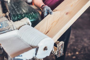 Yapıştırılmış lamine kereste - kereste fabrikası - Yapıştırılmış lamine kereste üretimi için tahta kurusıkı yapıştırıcı makine