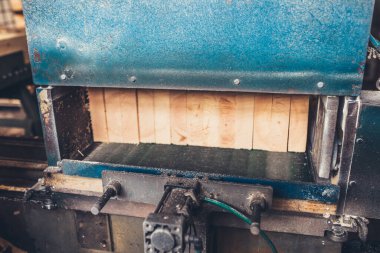 Çoklu kiriş makineleme - kereste fabrikası - Yapıştırılmış lamine kereste üretimi