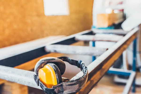 Hearing protection - headphones - safety technology - sawmilltimber