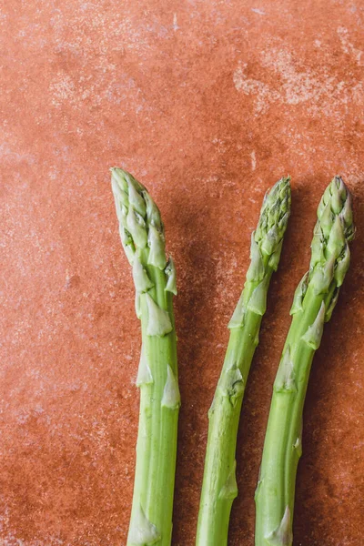 Asparagus Vegetable Long Dense Stems Needle Shaped Leaves Tips Green — Stock Photo, Image