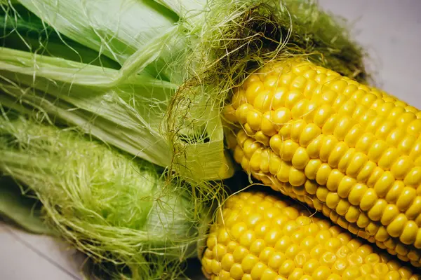 One Most Favorite Cereal Crops Corn Has Noticeable Positive Effect — Stock Photo, Image