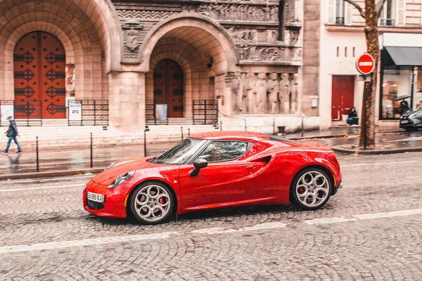 Paris Frankreich Oktober 2019 2015 Alfa Romeo Coupe First Drive — Stockfoto