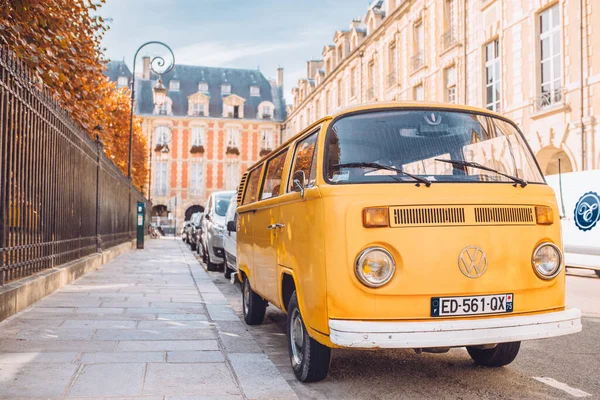 París Francia Octubre 2019 Vista Arquitectura Place Des Vosges — Foto de Stock