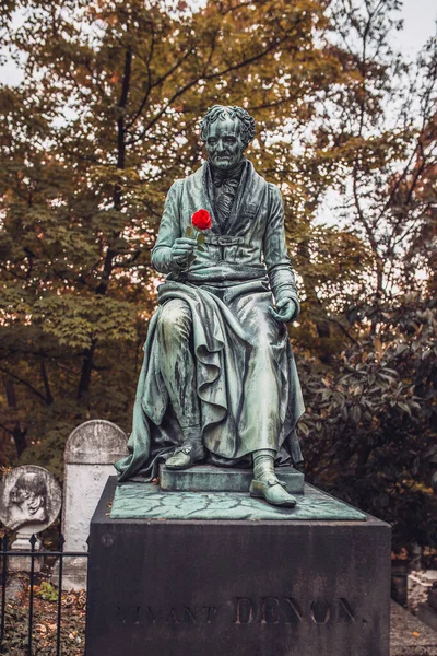 Parijs Frankrijk Oktober 2019 Pere Lachaise Prachtige Sierlijke Stenen Crypten — Stockfoto