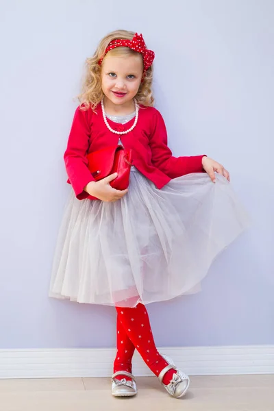 Little fashion-girl — Stock Photo, Image