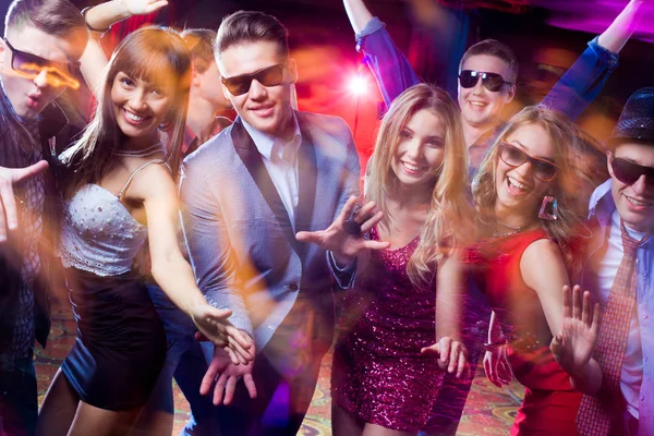 Young disko party Stock Photo