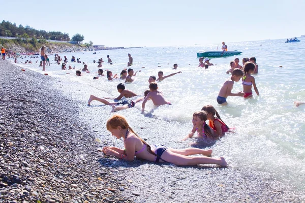 Летний курорт на море — стоковое фото