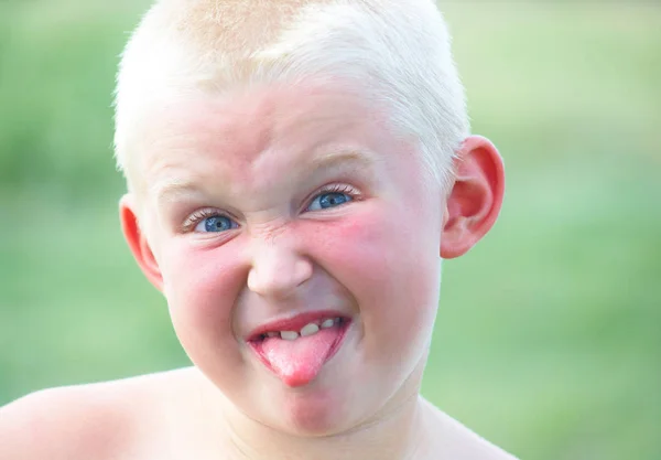 Funny little boy — Stock Photo, Image