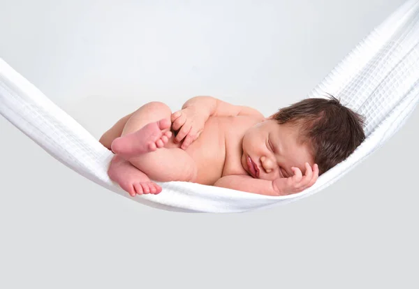 Portret van slapende baby — Stockfoto