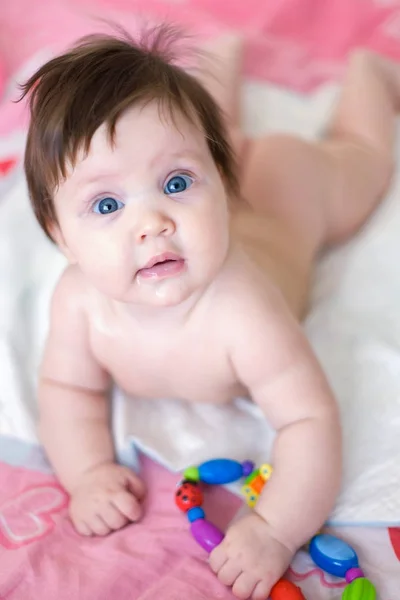 肖像的婴儿年龄的宝贝 — 图库照片