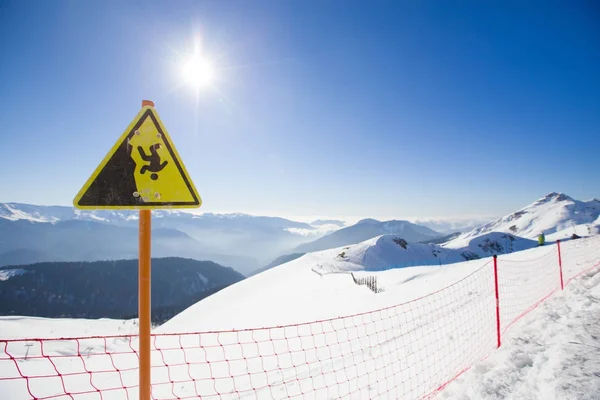 Ośrodek narciarski alpin — Zdjęcie stockowe