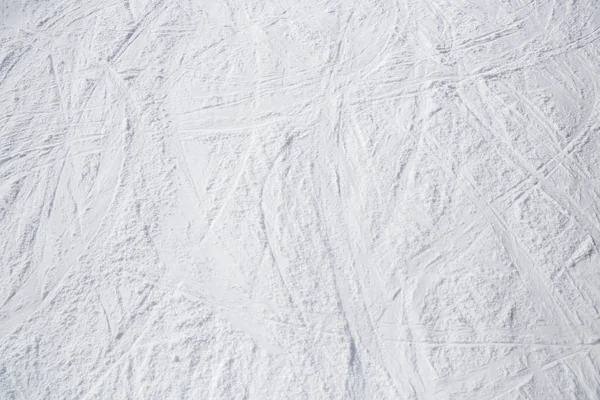 Neve na estação de esqui — Fotografia de Stock