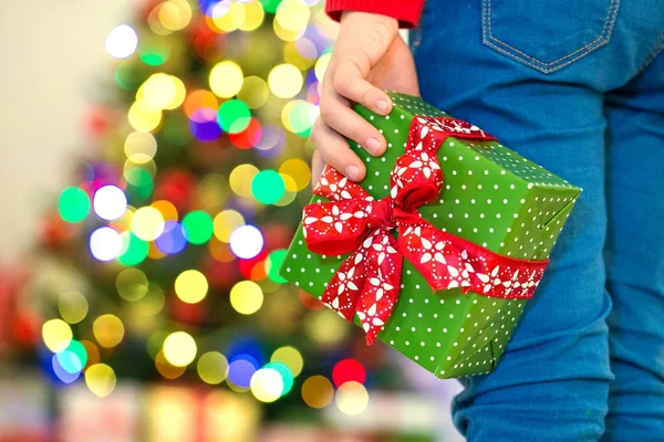 Little girl in christmas — Stock Photo, Image