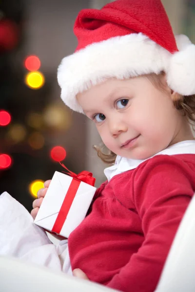 Enfants à Noël — Photo