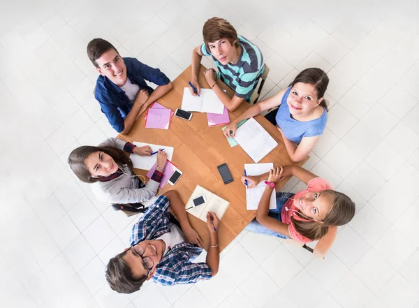 Teens in school — Stock Photo, Image