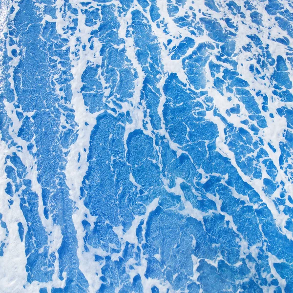 Formas Bonitas Espuma Mar Durante Uma Tempestade — Fotografia de Stock