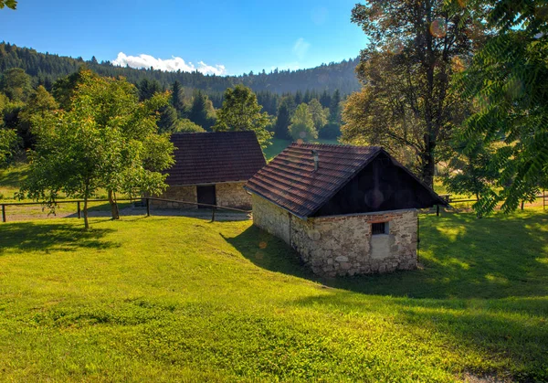 Ορεινή καλύβα, Σλοβενία — Φωτογραφία Αρχείου