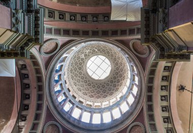 Kubbe ve San Gaudenzio Bazilika, Novara iç görünümü